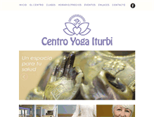 Tablet Screenshot of centroyogaiturbi.com